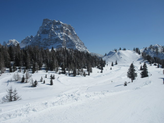 Monte Pelmo von der Piste Pian dei Sec aus (18. M&auml;rz)