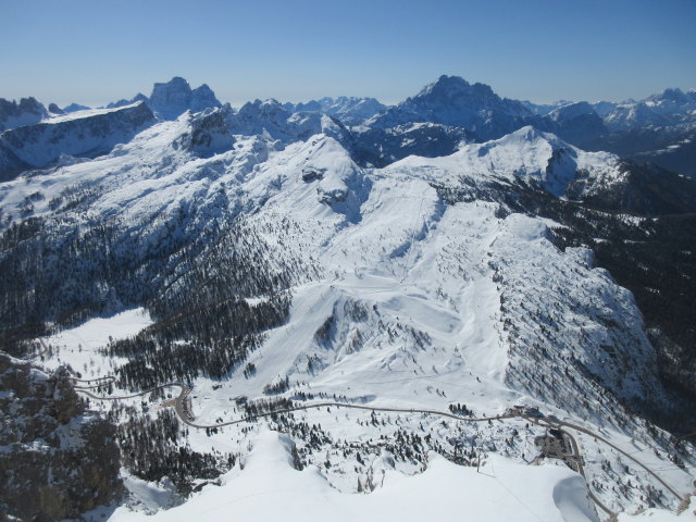 vom Lagazuoi Richtung S&uuml;den (19. M&auml;rz)