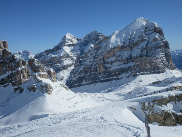 Tofanen vom Lagazuoi aus (19. M&auml;rz)