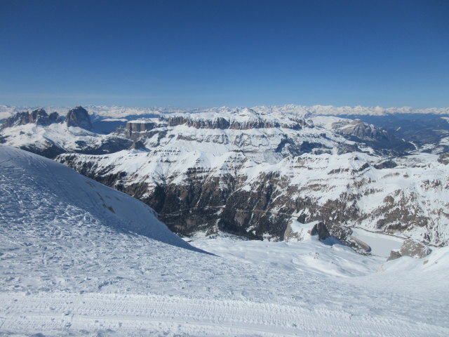 von der Marmolada Richtung Norden (20. M&auml;rz)