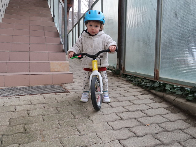 Nils in der Wohnhausanlage S&uuml;&szlig;enbrunner Platz 12 (26. M&auml;rz)