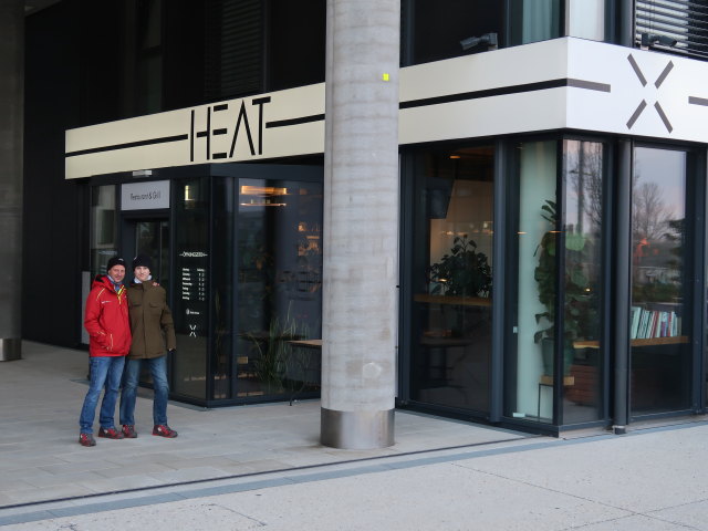 J&ouml;rg und Christian beim Grillrestaurant Heat