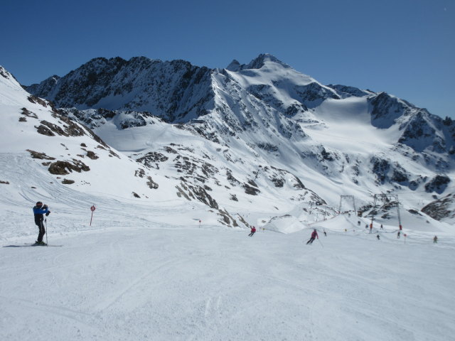 Stefan auf der Gaiskarferner-Abfahrt