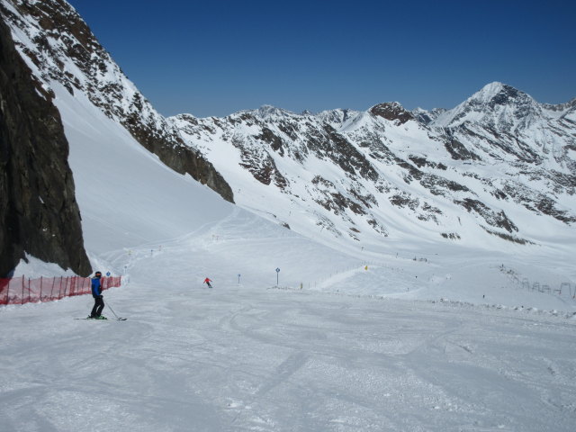 Stefan auf der Daunenhang-Abfahrt