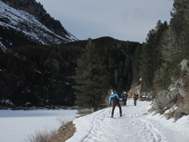 Frank auf der Skiroute Gr&uuml;nsee - Enzingerboden