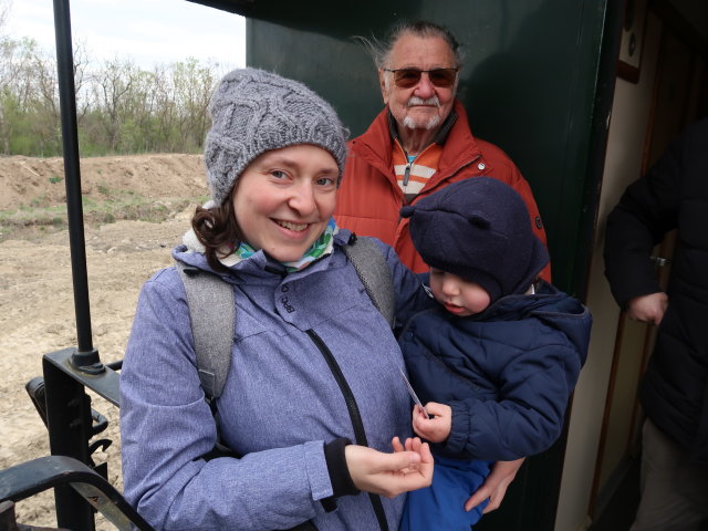 Sabine, Papa und Nils