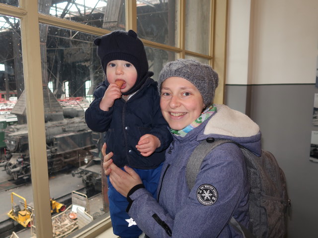 Nils und Sabine im Heizhaus