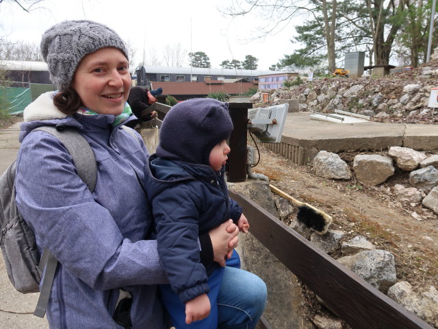 Sabine und Nils bei den Modelltruckern