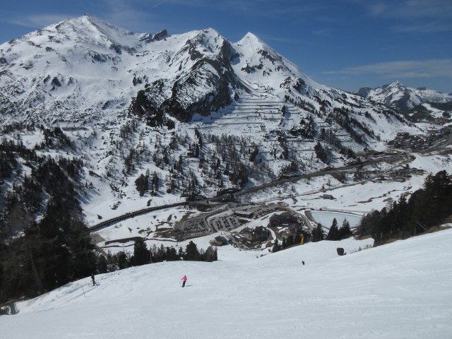 Frank und Melanie auf der Schaidbergpiste