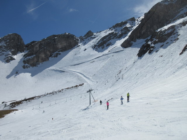 Frank und Melanie auf der Gamsleitenpiste 1