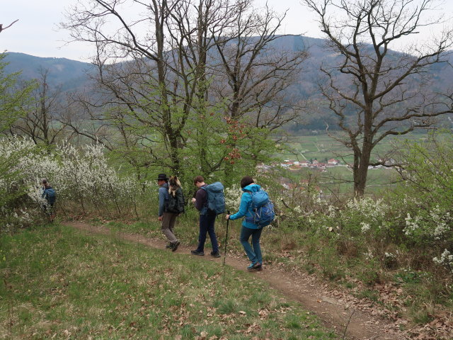 Stefan, Tim und Kerstin am Welterbesteig zwischen Mieslingtal und St. Michael