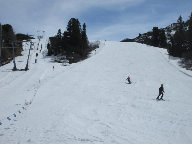Melanie und Frank auf der Kopsseeabfahrt