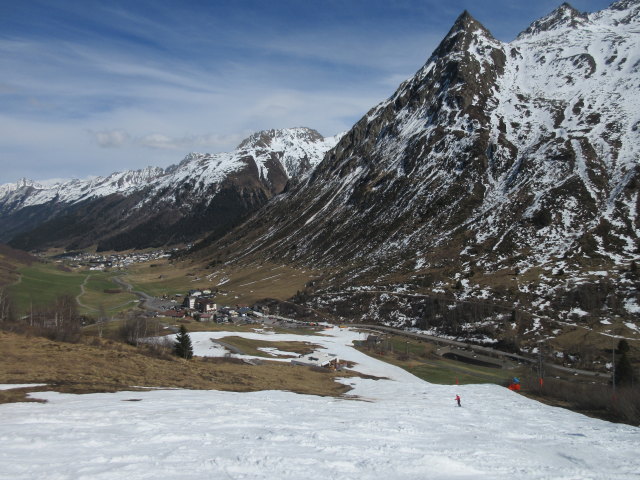 Melanie auf der Birkhahnabfahrt