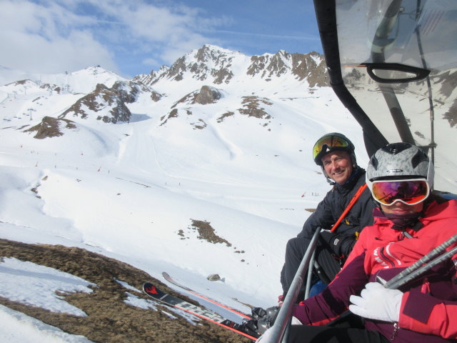 Frank und Melanie in der H&ouml;llkarbahn (20. Apr.)