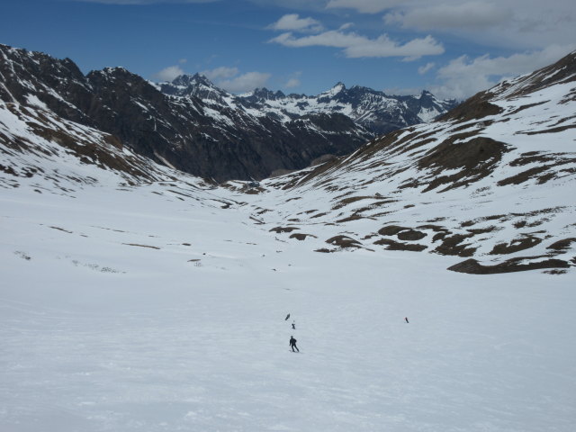 Frank und Melanie auf der Skiroute 42 (21. Apr.)