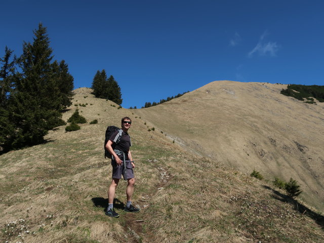 Ronald zwischen Seisenalm und Gro&szlig;em Maiereck