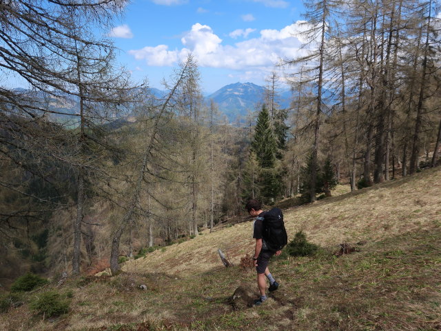 Ronald zwischen Gro&szlig;em Maiereck und Sauboden