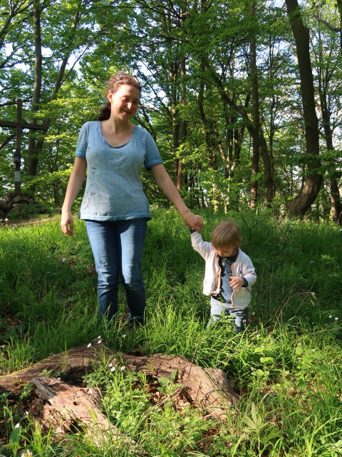 Sabine und Nils am Feuersteinberg, 507 m