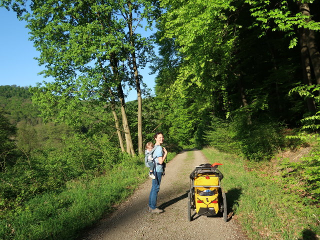 Nils und Sabine zwischen Feuersteinberg und Deutschwald