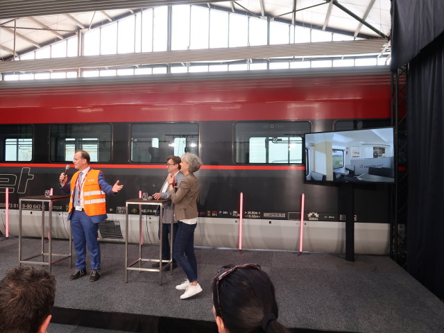 Klaus, ? und ? im &Ouml;BB-Werk Simmering