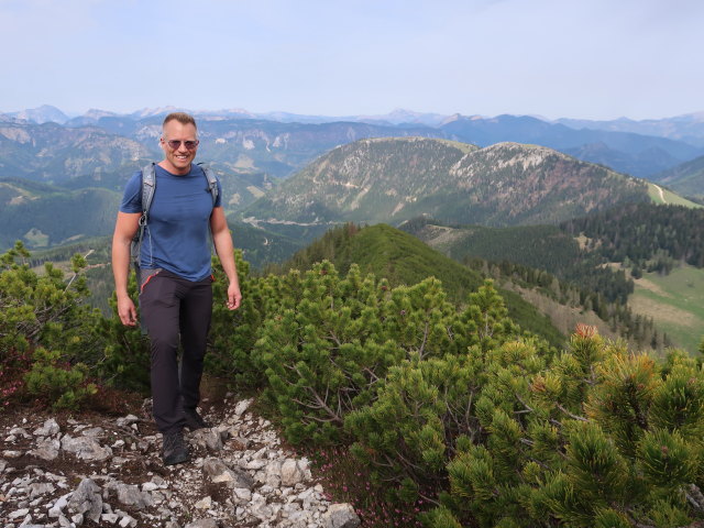 Mario zwischen Sohlenalm und Kleinem Wildkamm