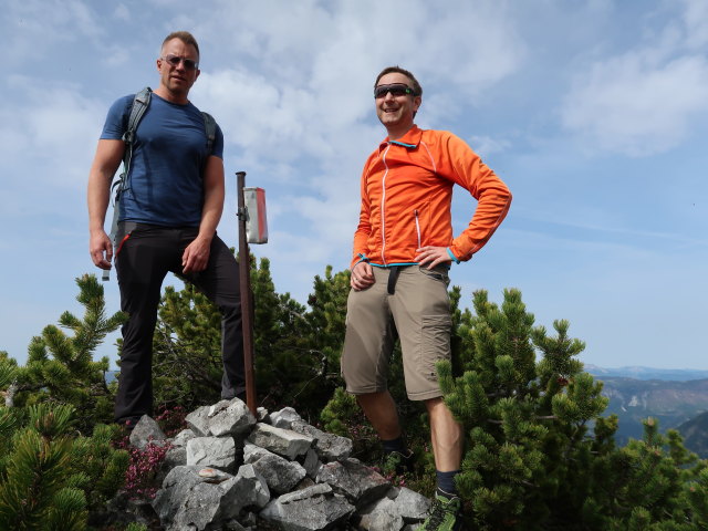 Mario und ich am Kleinen Wildkamm, 1.757 m