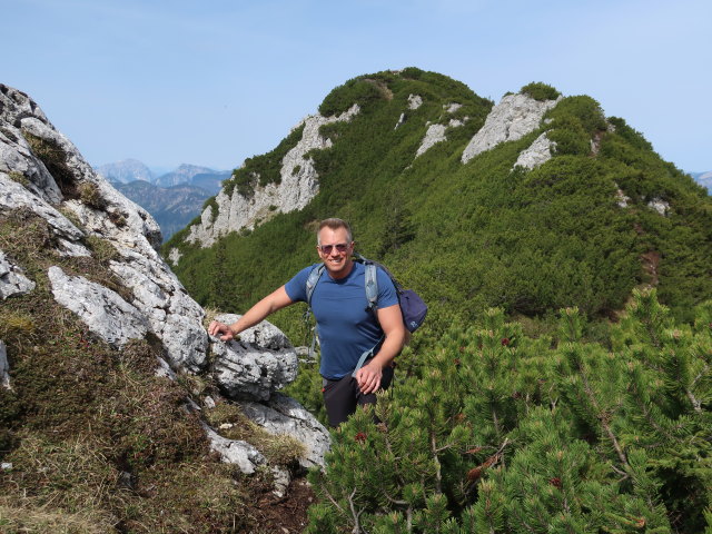 Mario zwischen Kleinem Wildkamm und Gro&szlig;em Wildkamm