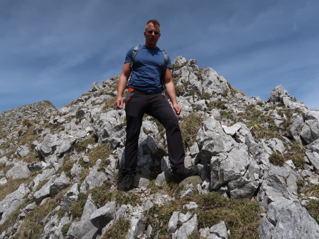 Mario zwischen Gro&szlig;em Wildkamm und Gingatzwiese