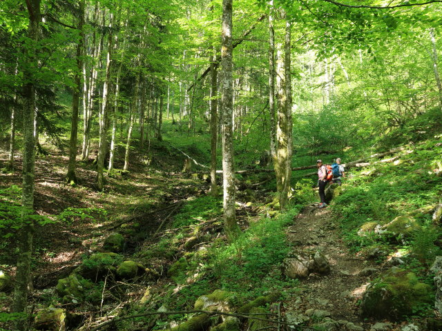 Melanie und Frank zwischen Brustwand und D&uuml;rntalalm