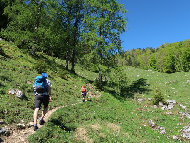 Frank und Melanie zwischen D&uuml;rntalalm und Sparber