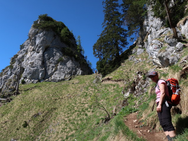 Melanie zwischen D&uuml;rntalalm und Sparber
