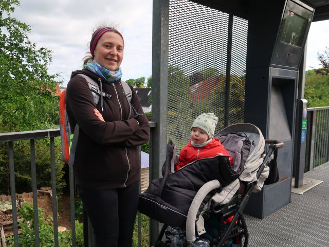 Sabine und Nils in der Stenhus Station (18. Mai)