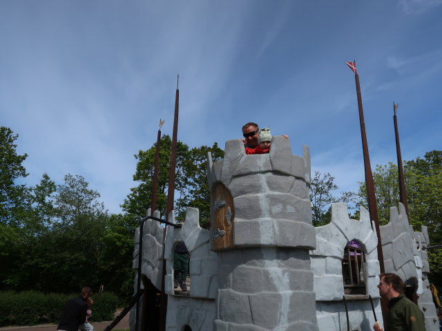 Ich und Nils im Sommerland Sj&aelig;lland in N&oslash;rre Asmindrup (18. Mai)