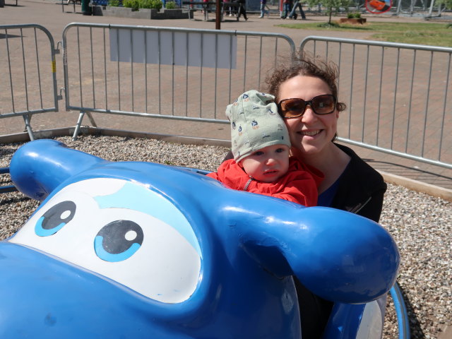 Nils und Sabine im Sommerland Sj&aelig;lland in N&oslash;rre Asmindrup (18. Mai)