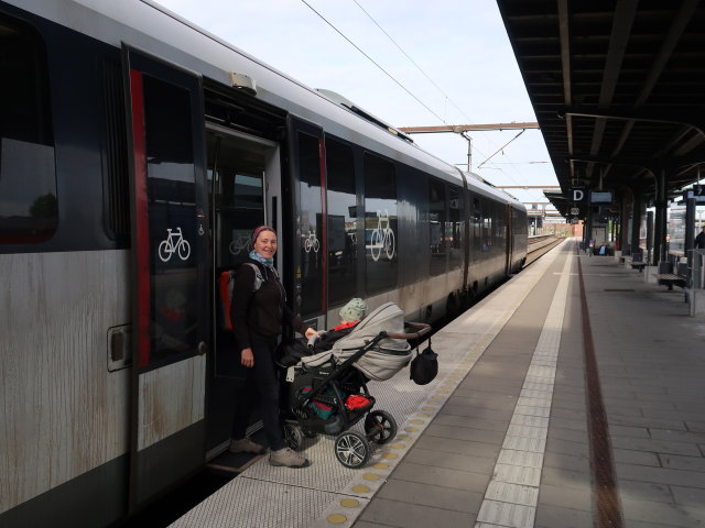 Sabine und Nils in der Odense Baneg&aring;rd, 13 m (19. Mai)