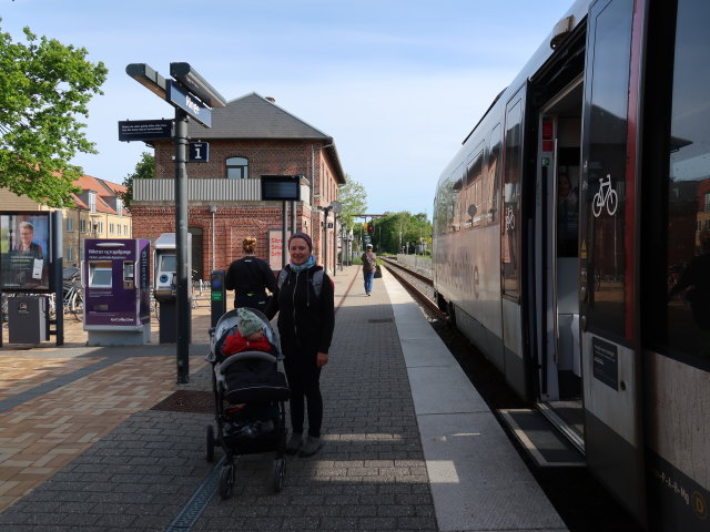 Nils und Sabine in der Ringe Station (19. Mai)