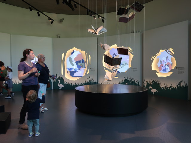 Sabine und Nils im H. C. Andersens Hus in Odense (19. Mai)