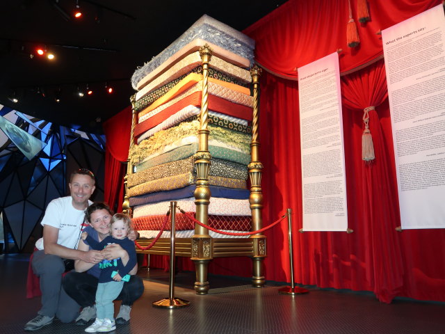 Ich, Sabine und Nils im H. C. Andersens Hus in Odense (19. Mai)