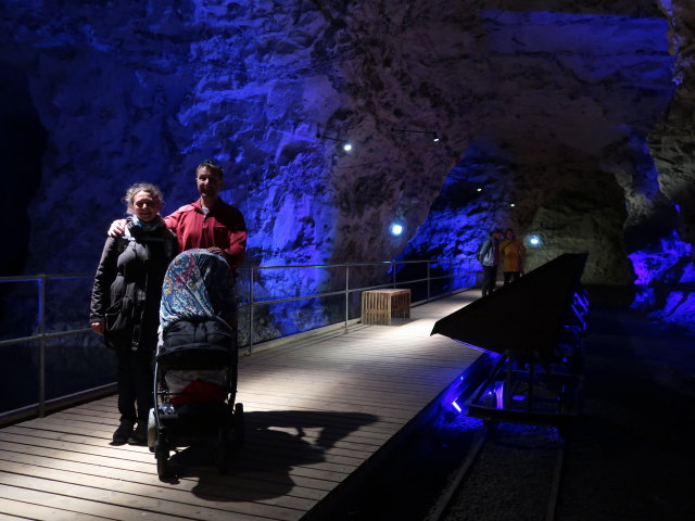Sabine und ich in der Kalkgruberne von M&oslash;nsted Kalkgruber in Stoholm (22. Mai)
