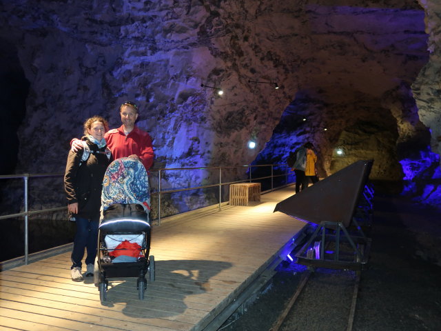 Sabine und ich in der Kalkgruberne von M&oslash;nsted Kalkgruber in Stoholm (22. Mai)