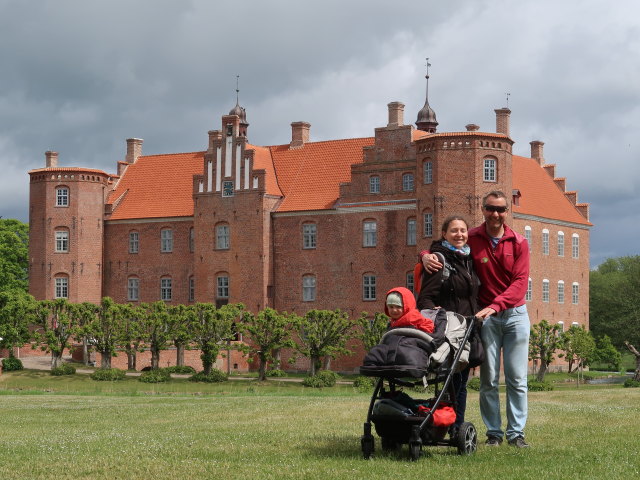 Nils, Sabine und ich im Det Gr&oslash;nne Museum in Auning (23. Mai)
