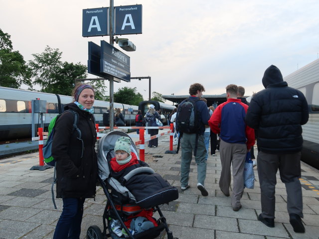 Sabine und Nils in der Aalborg Station, 4 m (23. Mai)