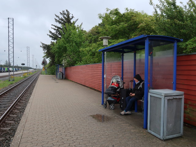 Nils und Sabine in der Lilleheden Station (25. Mai)
