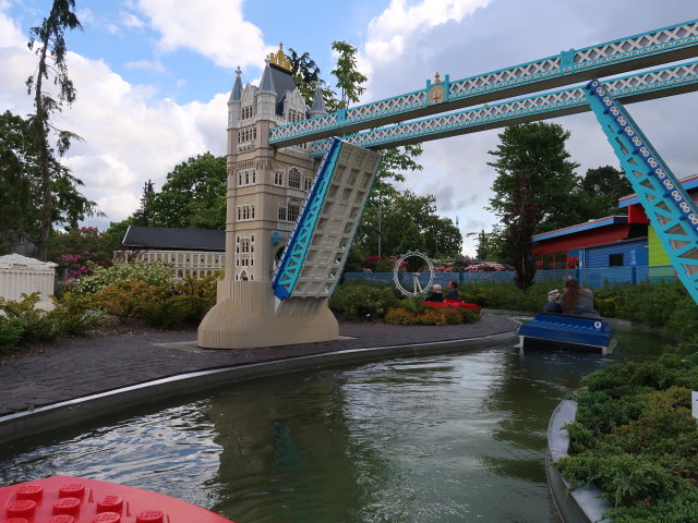 Minib&aring;de im Legoland Billund Resort (26. Mai)