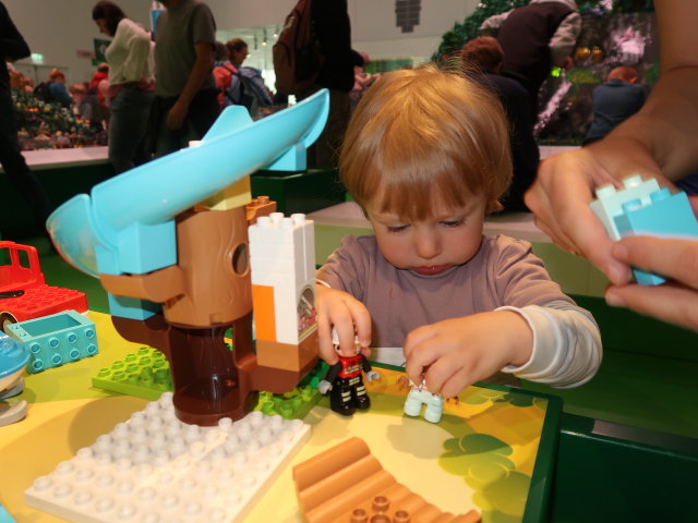 Nils in der Gr&oslash;n Zone im LEGO House in Billund (27. Mai)