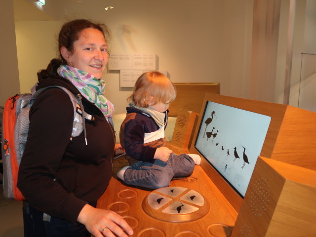 Sabine und Nils im Vadehavscentret in Ribe (28. Mai)