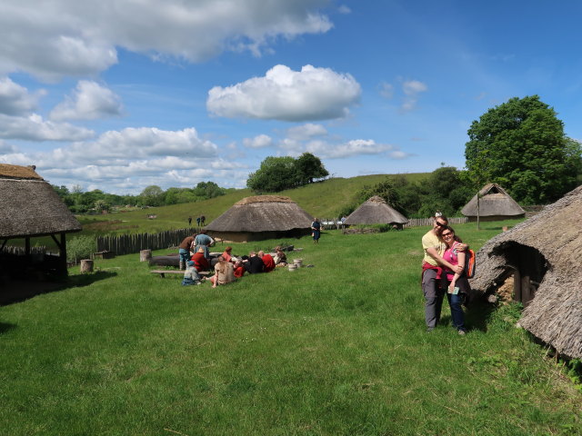 Ich und Sabine im Sagnlandet Lejre (29. Mai)