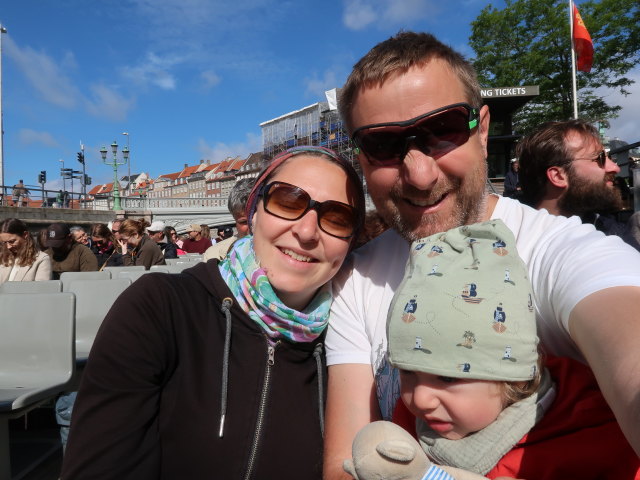 Sabine, ich und Nils am Ved Stranden in K&oslash;benhavn (30. Mai)