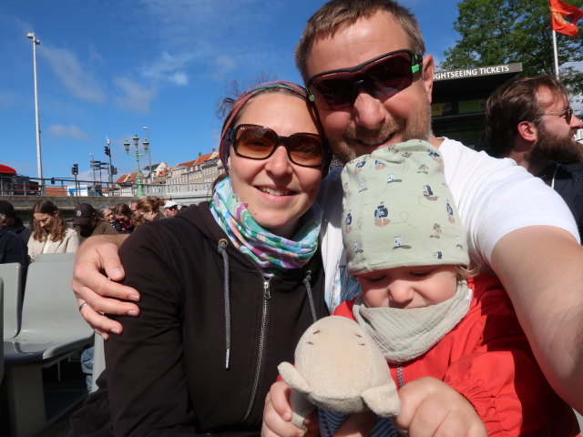 Sabine, ich und Nils am Ved Stranden in K&oslash;benhavn (30. Mai)