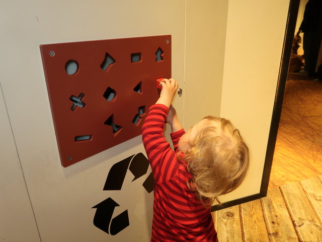 Nils im Experimentarium in Hellerup (31. Mai)